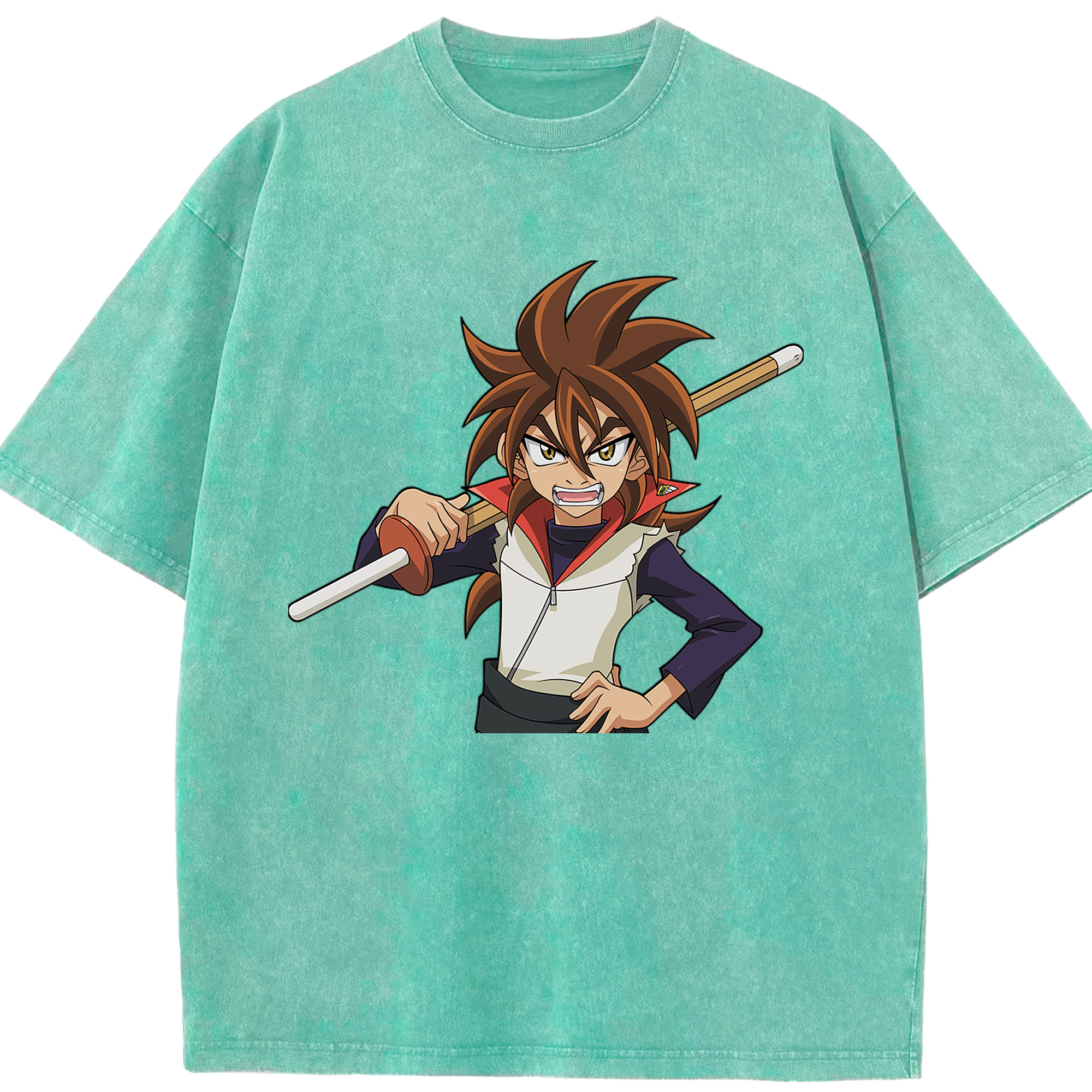 （画像用） 遊☆戯☆王 Yu-Gi-Oh! 綿100% ヴィンテージ風 半袖Tシャツ（フロントプリント）